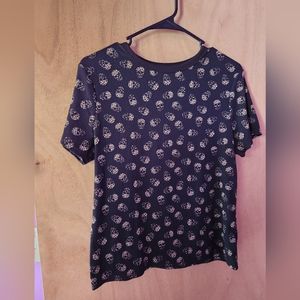 Animal Print Skulls Top